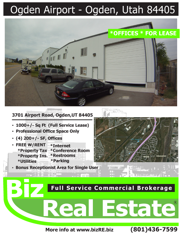 Ogden Airport Office For Lease